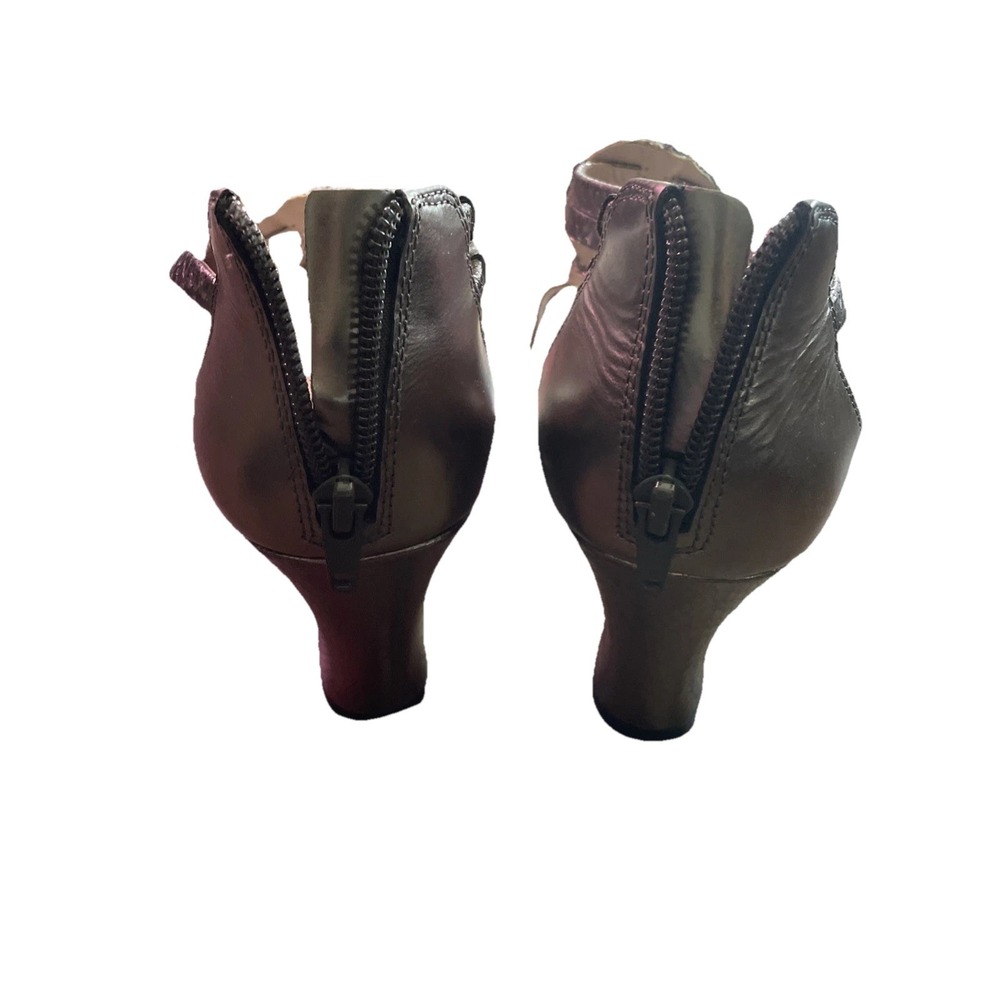 Vince‎ Camuto, embellised, Steel Metallic SNAKE - WEDGE Sandals 9M VC-BAYLE - Picture 4 of 10